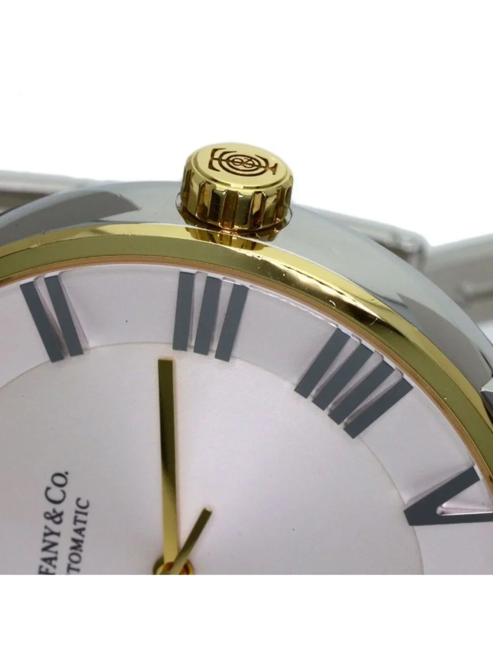 Tiffany & Co Atlas Dome Watch SS Yellow Gold